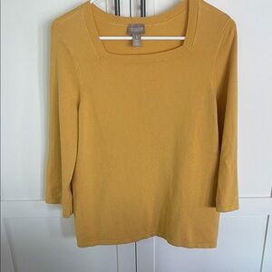 Chico's Golden Yellow Top